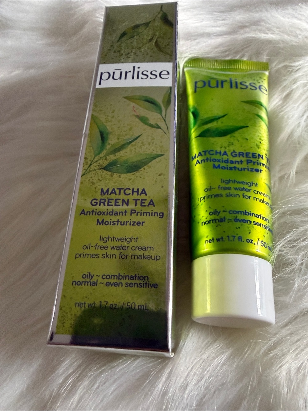 purlisse Matcha Green Tea Priming Moisturizer - Green